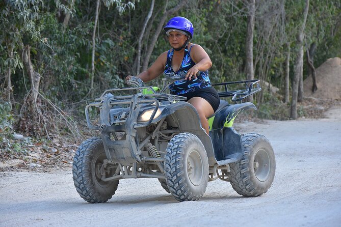 Tulum's Thrilling Jungle: ATV, Zip Lines, Cenote & More! - The 13-foot rappel and the jungle ATV circuit
