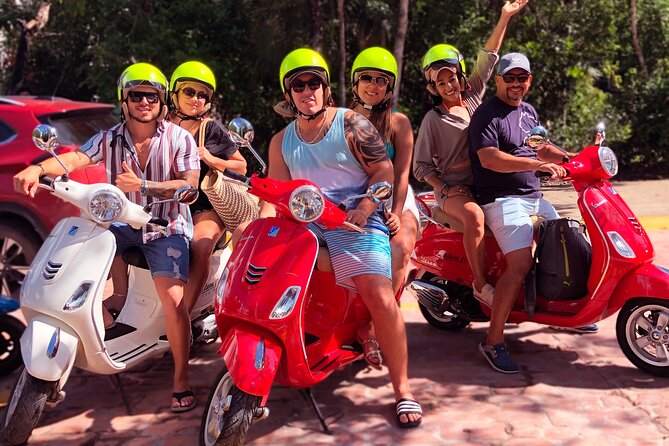 Tulum Vespa Tours with Lunch - Tulum Archaeological Site and its cliffside Maya setting