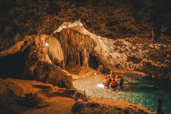 Turtles & Cenote! Half Day from Riviera Maya & Playa del Carmen - Puerto Aventuras and the cool water of a cenote