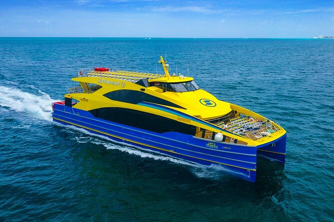 Ultramar Ferry, Regular round ticket, Playa del Carmen-Cozumel - What the Ultramar boat is like