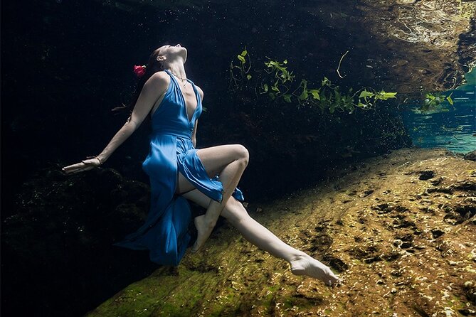 Underwater Photo Shoot Experience in Cenote - The Private Format Makes a Difference
