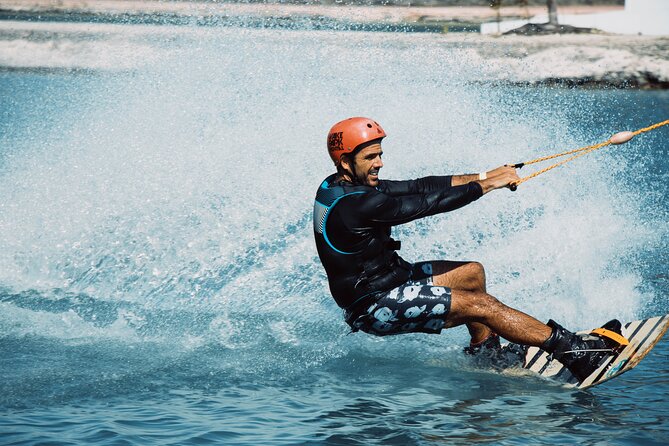 Wakeboarding Session in Playa Del Carmen - Riding a rotating wakeboard circuit near Playa del Carmen