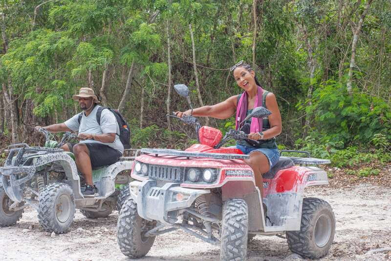 Wild Jade Cavern ATV Tour with Transfers in Cozumel - Swimming and jumping at Jade Cave