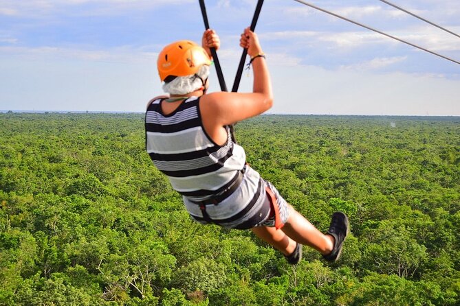 Wild Tulum Day: ATV Tour + Zip Lines + Cenote + Rappel & Lunch! - Five ziplines, one water line, and the best rush of the day