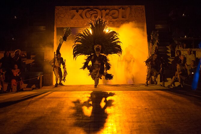 Xcaret Park Plus Access with Transportation and Night Show - Butterfly Pavilion, Aquarium, and Aviary