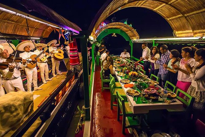 Xoximilco Night Cruise With Round Transportation from Tulum City - A Mexican party on the water