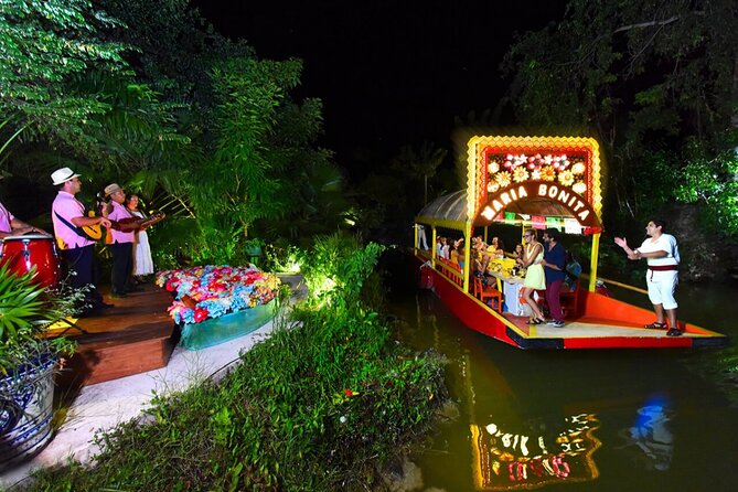 Xoximilco Night Cruise With Round Transportation from Tulum City - Tulum pickup makes the long evening easier