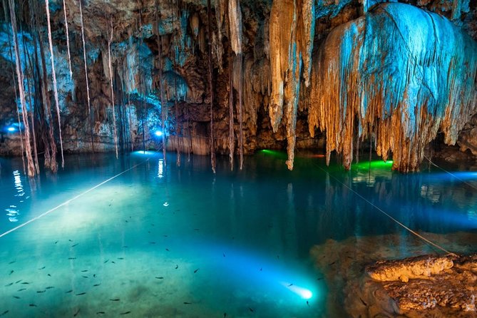 Xplor Fuego Admission <em>Official Product</em> – Key points to know before you go’ /></p>
<ul>
<li><strong>Seven-line zipline circuits:</strong> Reach speeds of up to 18 mph and finish some routes with a splashdown.</li>
<li><strong>Underground water adventures:</strong> Swim through a stalactite river and paddle a raft through lit caverns.</li>
<li><strong>Amphibious vehicles:</strong> Drive above and below ground, but only visitors 18 or older with a valid driver’s license may take the wheel.</li>
<li><strong>Buffet dinner included:</strong> Eat as much as you like, with coffee, hot chocolate, and flavored water included. Alcohol is not sold.</li>
<li><strong>Bring proper footwear:</strong> Shoes and clothes will get wet, and water shoes cost much more at the park.</li>
<li><strong>Plan around the weather:</strong> Start with dry activities in cool weather, or save them for later on hot days.</li>
</ul>
<h2 id="what-xplor-fuego-is-really-like">What Xplor Fuego is really like</h2>
<p><img width="669" height="446" decoding="async" src=