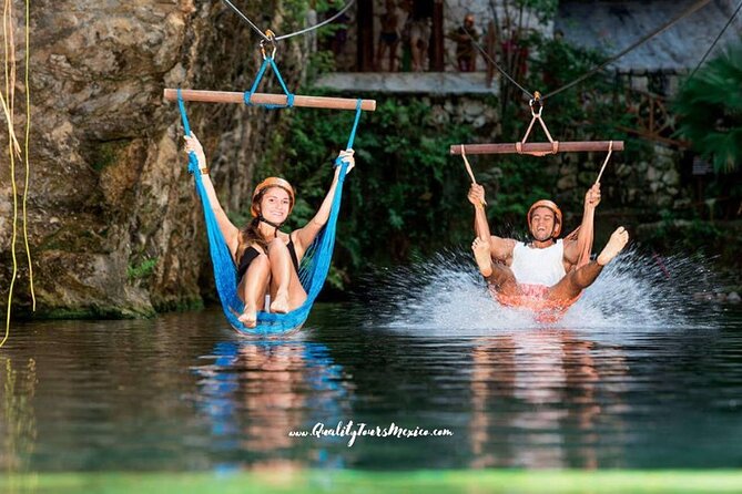 Xplor zip line park with transportation - Amphibious vehicles make the 10-kilometer route feel different